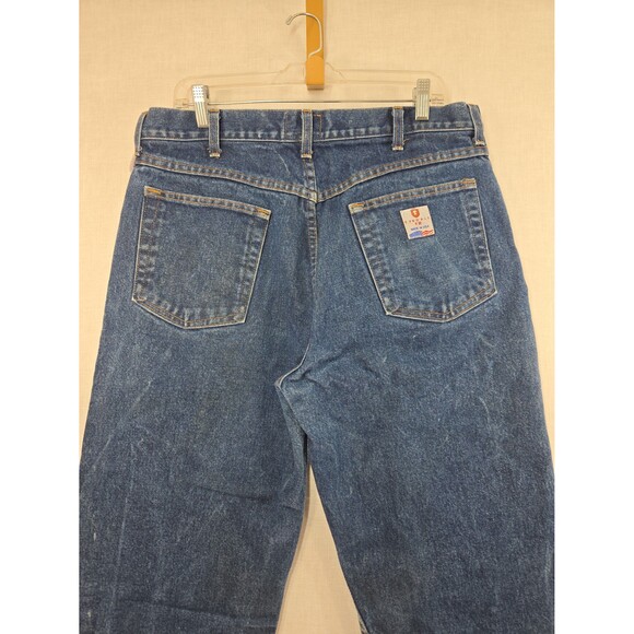 Tyndale FR 36x34 CAL 23 HRC 2 Mens Blue Jeans Flame Resistant Denim USA Workwear - Picture 6 of 12